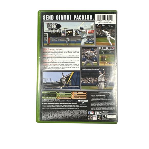 ESPN Baseball 2004 (Microsoft Xbox, 2004) - Picture 5 of 5